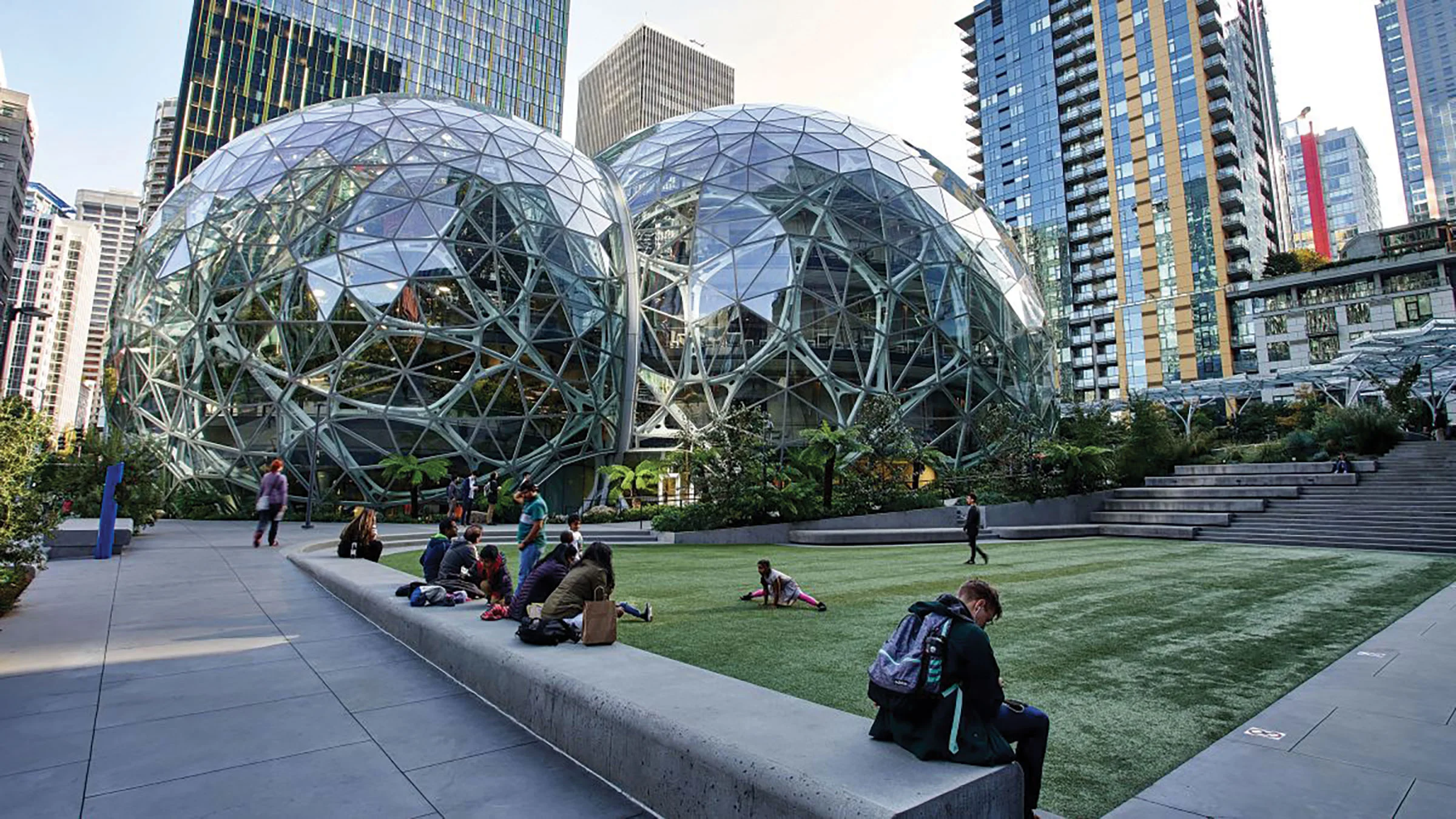 Amazon Headquarters & Amazon Spheres (Downtown Seattle)